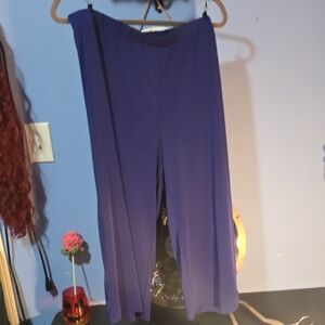 Chico's Vibrant Blue Wide Leg Pants